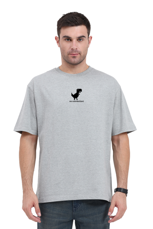 SISA Arts Minimal Designs: Networking Engineering T-Shirt with Dinosaur Footprint and No Connection! label